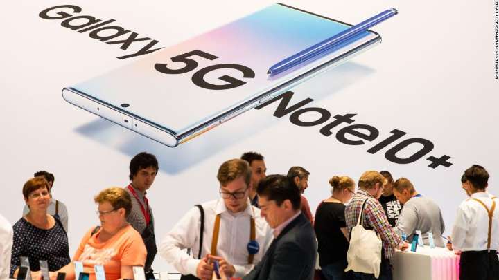 Samsung Galaxy Note 10 5G.